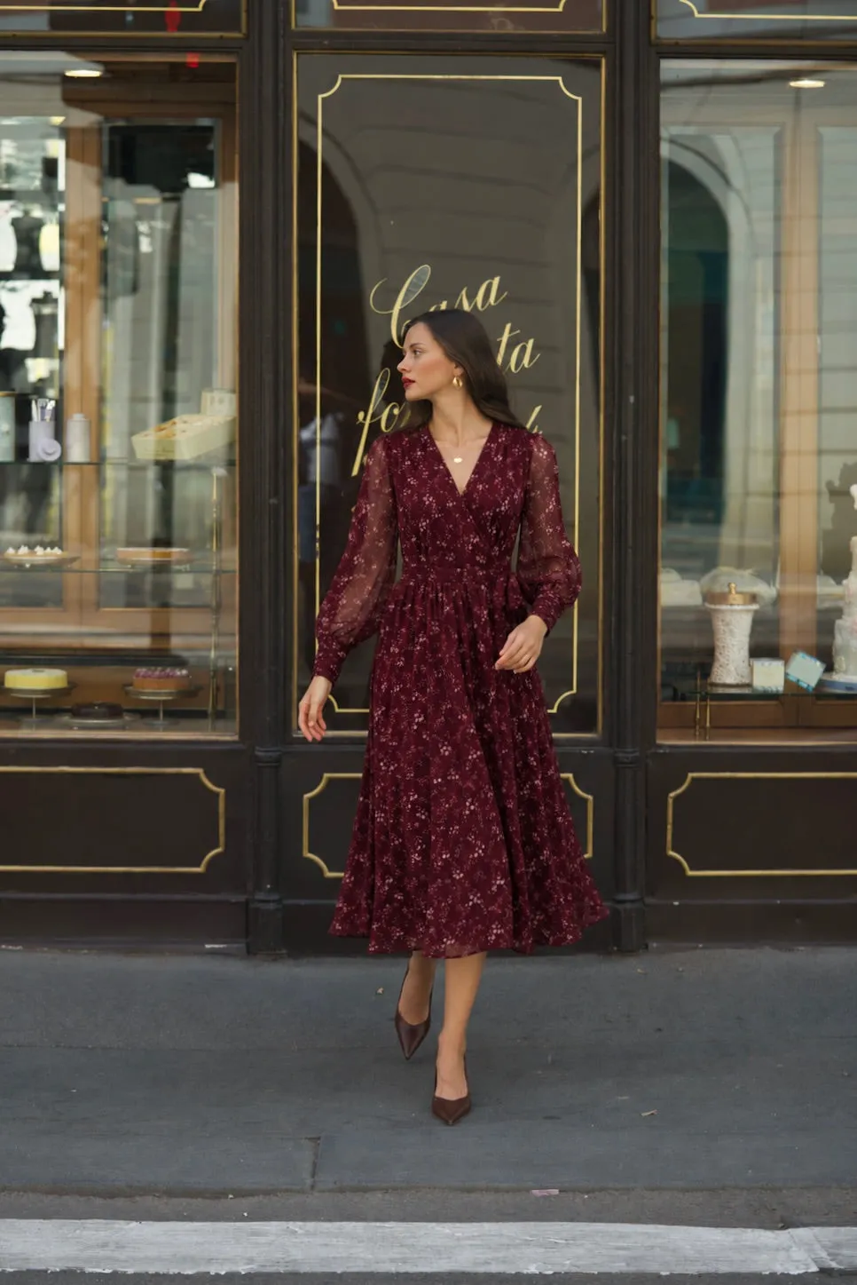 Amelia Wrap Dress sold by GAALA product image thumbnail 2