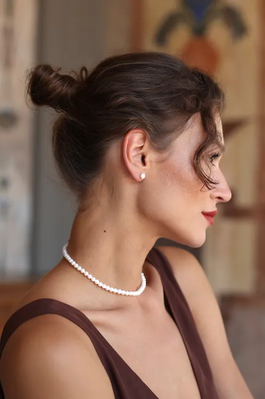 Jackie Pearl Earrings sold by GAALA