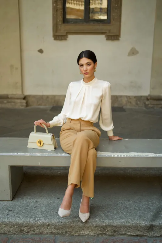 Ida Silk Blouse sold by GAALA