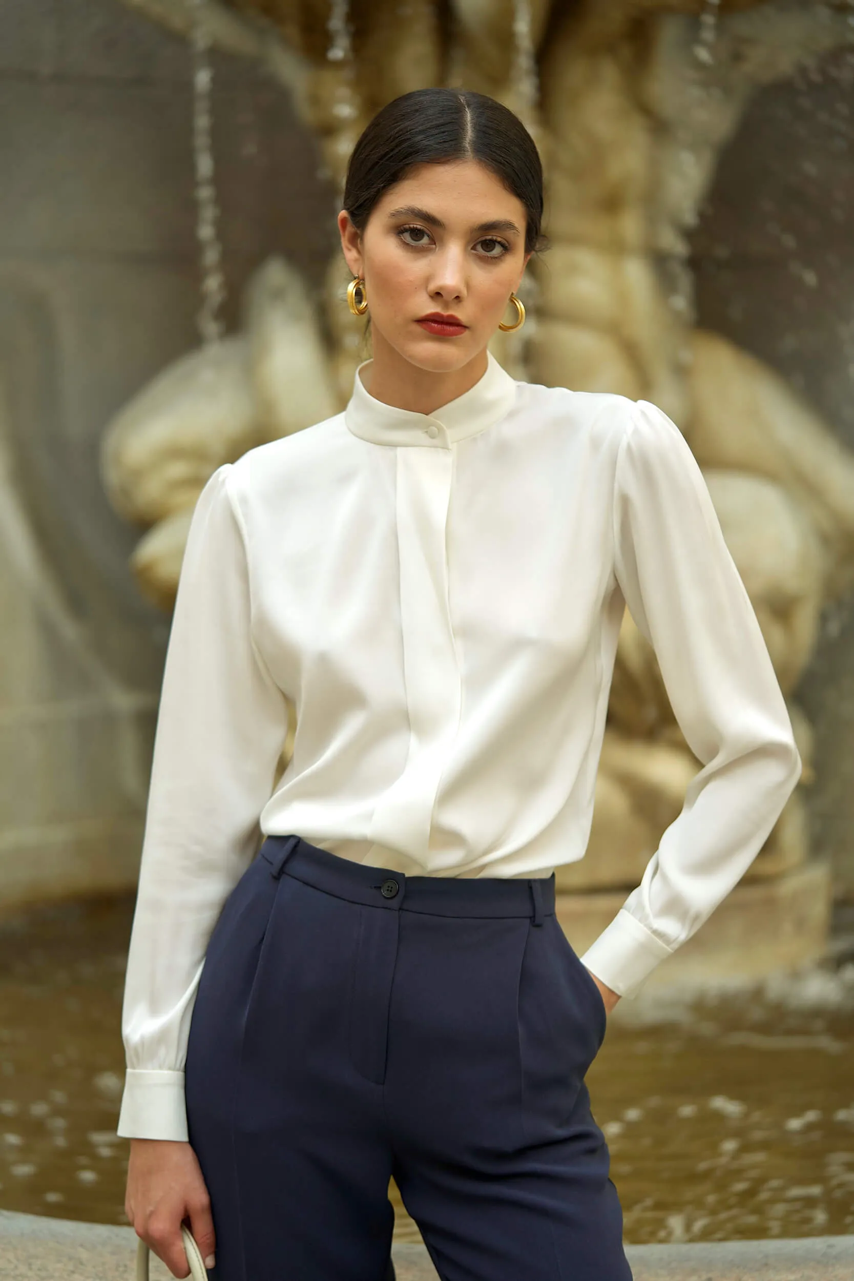 Maria Silk Blouse sold by GAALA product image thumbnail 4