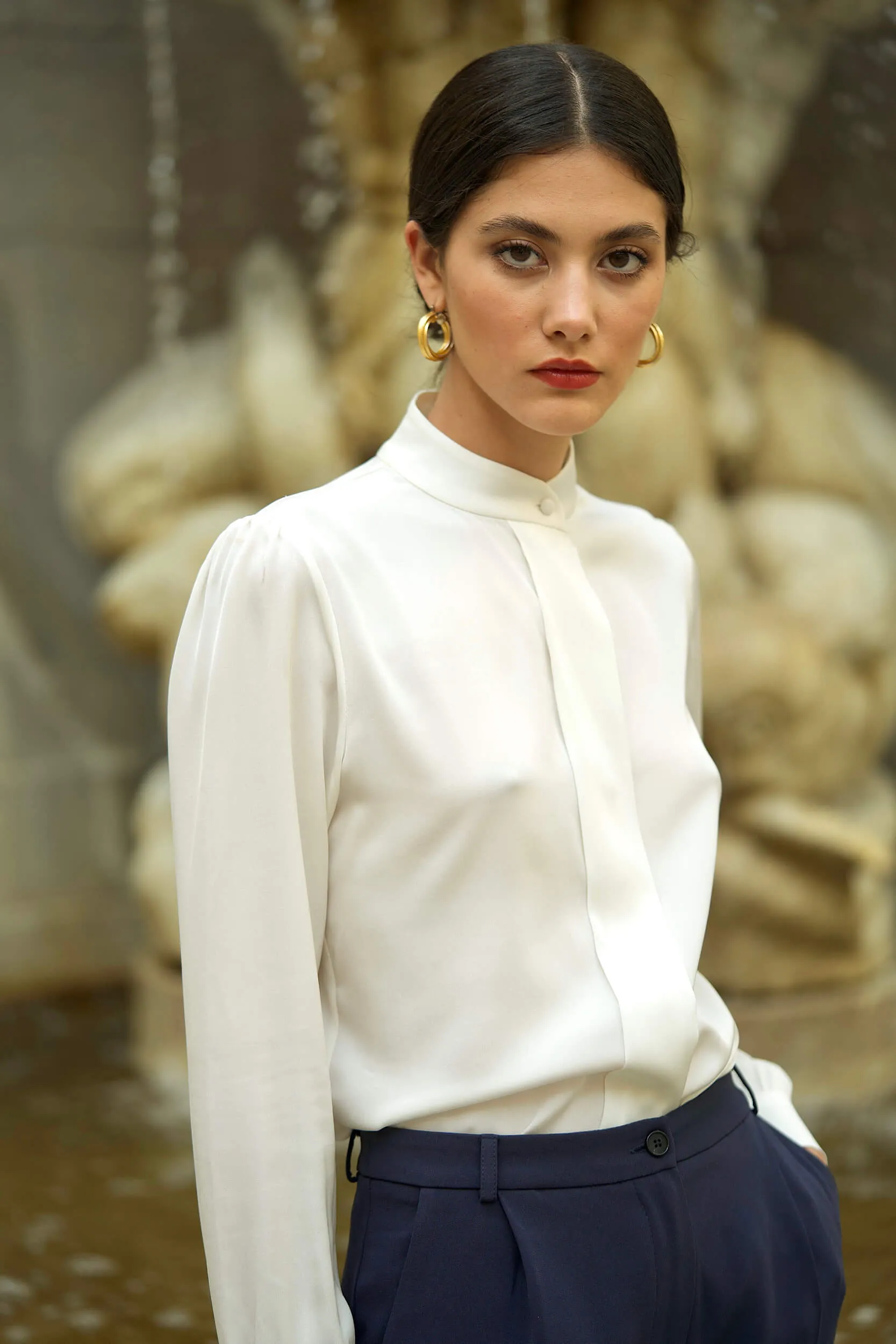 Maria Silk Blouse sold by GAALA product image thumbnail 3