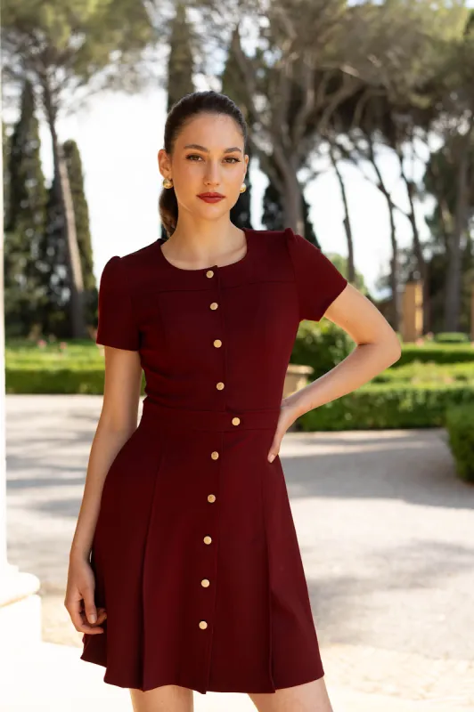 Rina Button Down Dress sold by GAALA