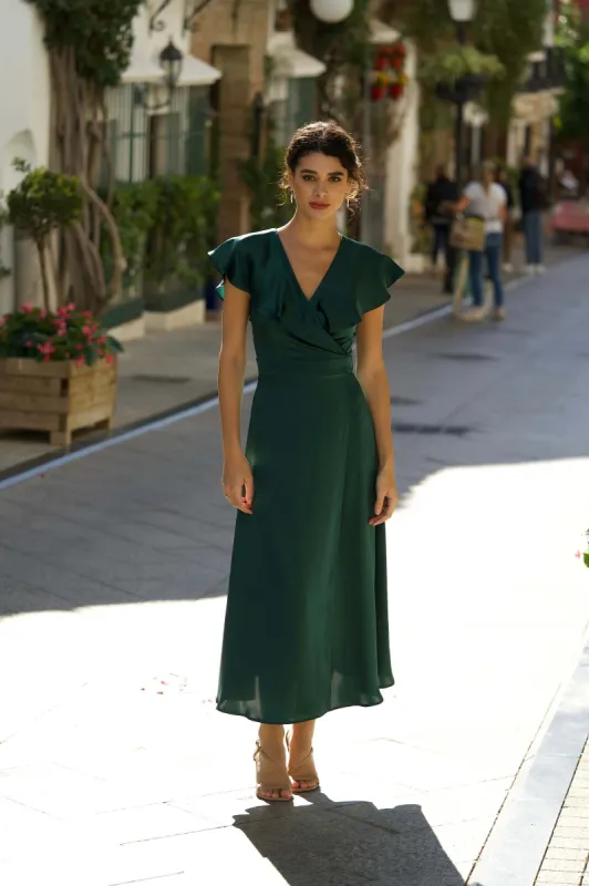 Serenity Wrap Dress sold by GAALA