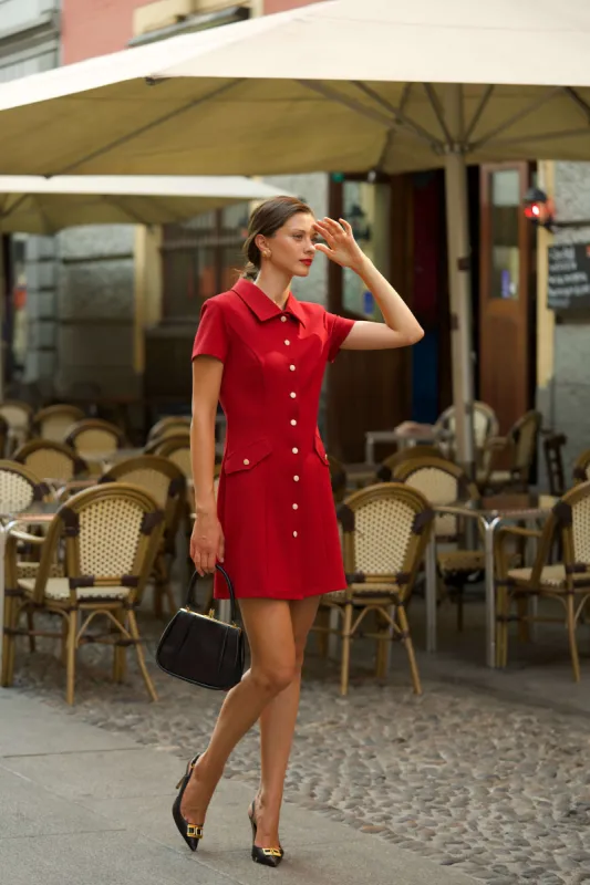 Lea Button-Down Dress sold by GAALA