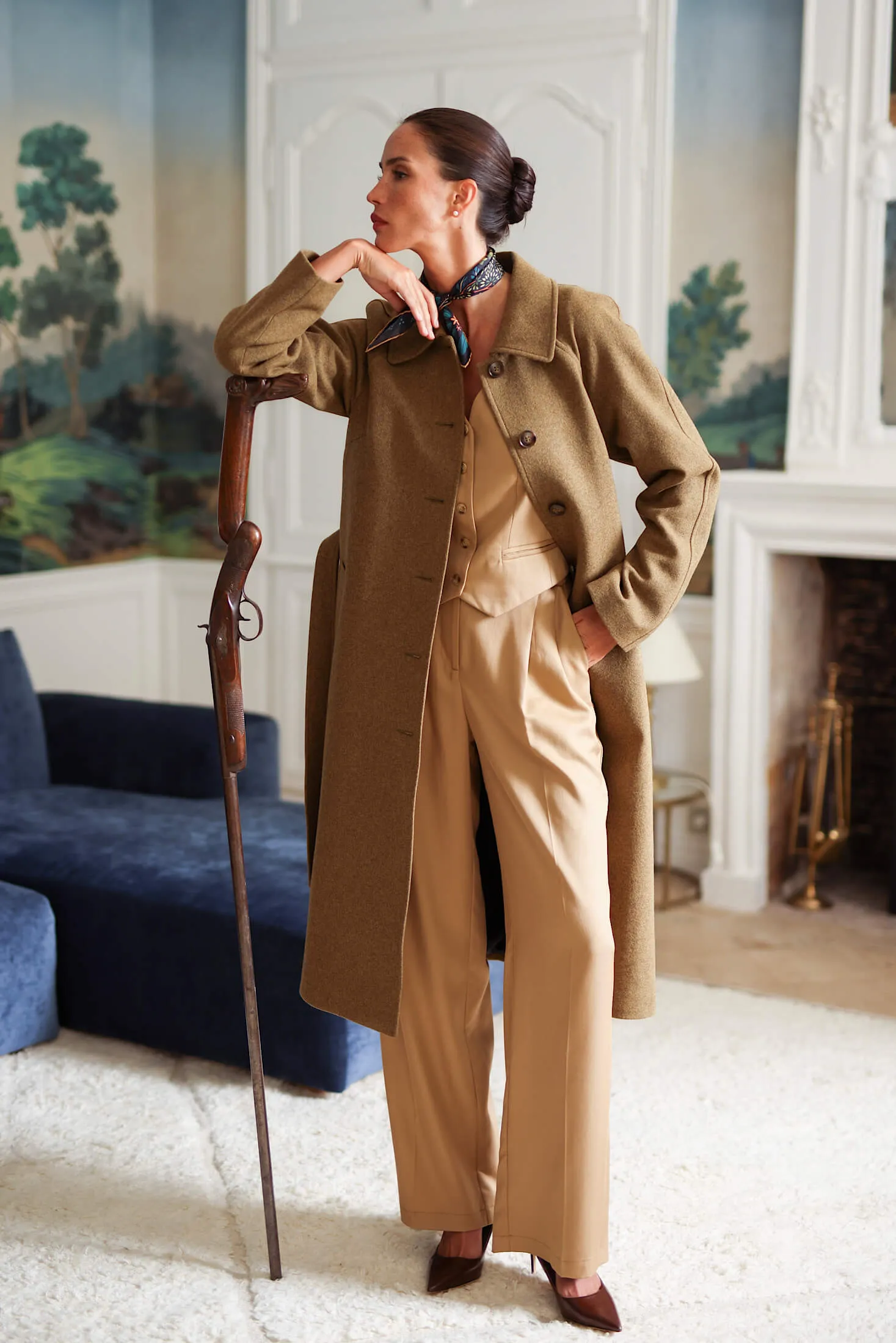 Darcy Wool Coat sold by GAALA product image thumbnail 3