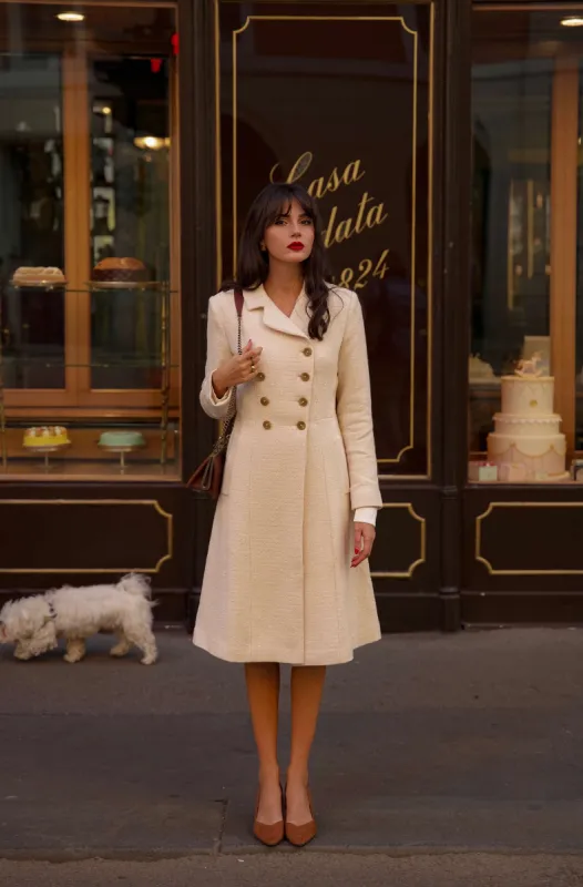 Isabella Tweed Coat sold by GAALA