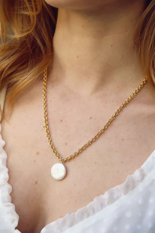 Clair de Lune Pearl Necklace sold by GAALA