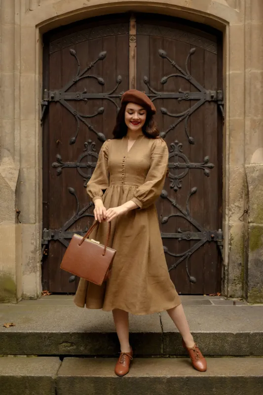 Grace Linen Dress sold by GAALA