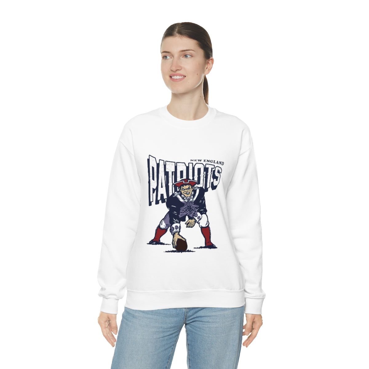 New England Patriots Crewneck Sweatshirt sold by Vintage Hyped product image thumbnail 5