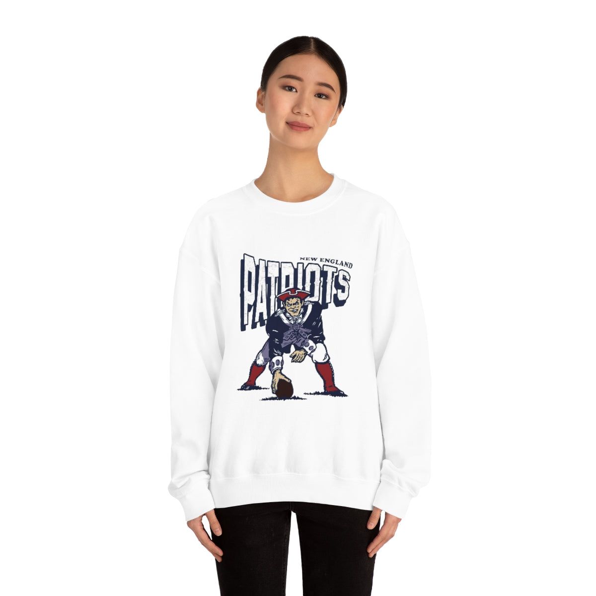 New England Patriots Crewneck Sweatshirt sold by Vintage Hyped product image thumbnail 2