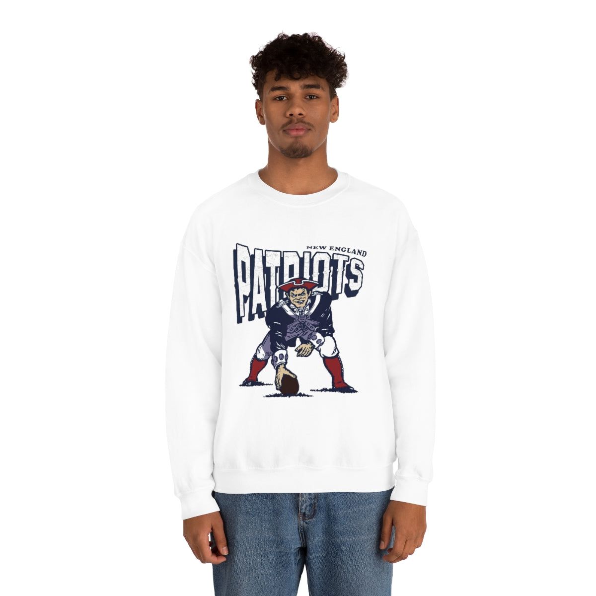 New England Patriots Crewneck Sweatshirt sold by Vintage Hyped product image thumbnail 3
