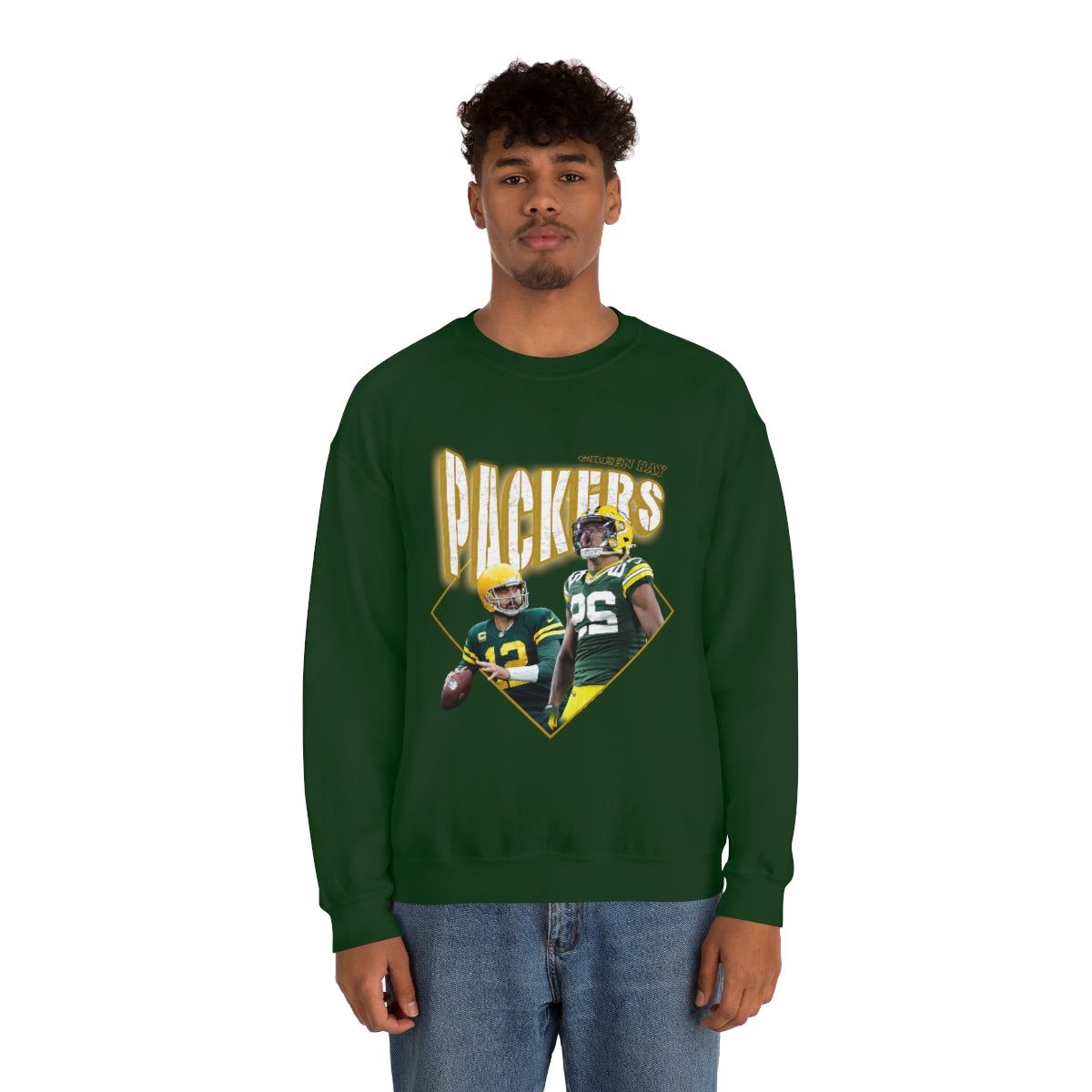 Green Bay Packers Crewneck Sweatshirt sold by Vintage Hyped product image thumbnail 3