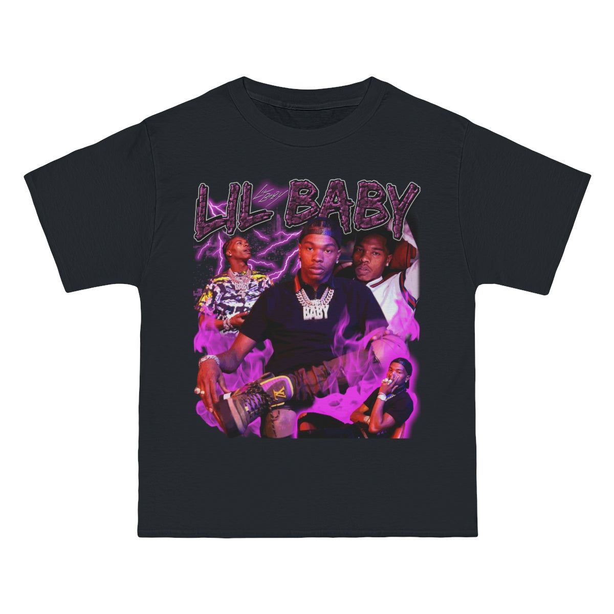 Lil Baby T-Shirt sold by Vintage Hyped product image thumbnail 4