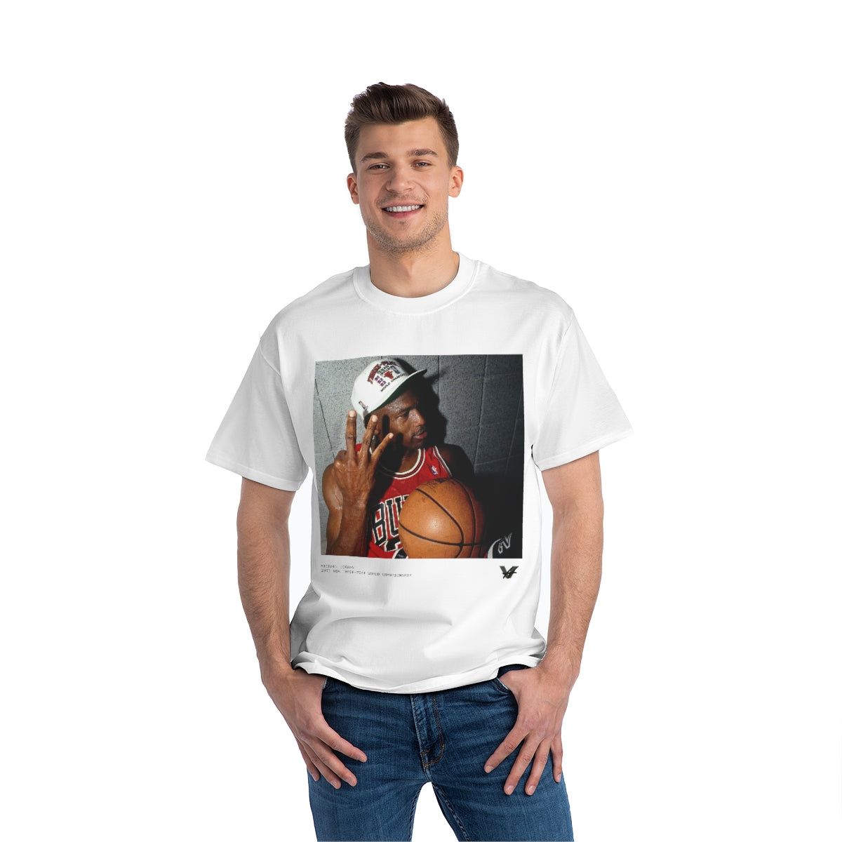 Michael Jordan NBA Championship T-Shirt sold by Vintage Hyped product image thumbnail 5