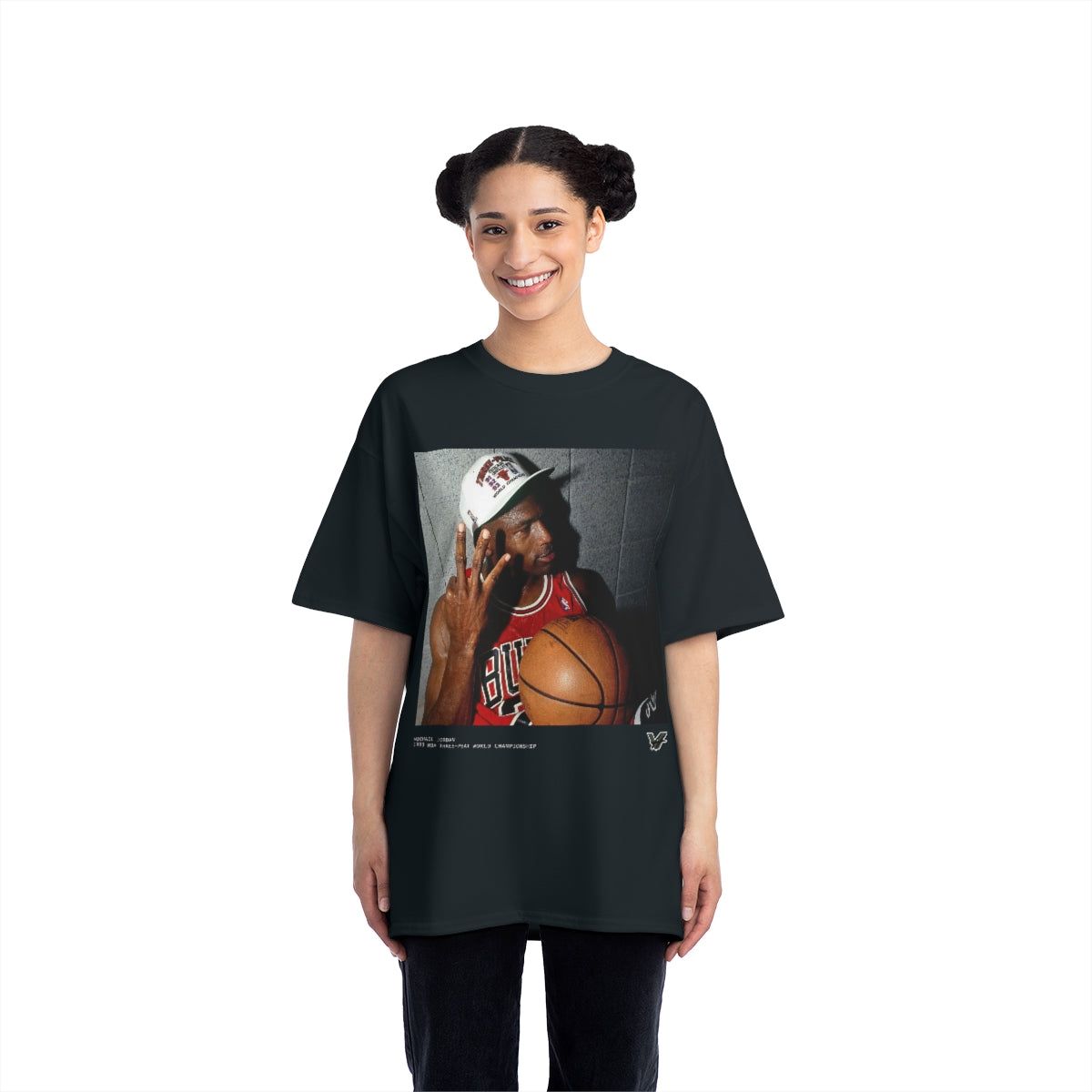 Michael Jordan NBA Championship T-Shirt sold by Vintage Hyped product image thumbnail 3