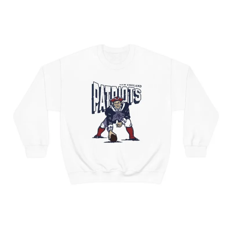 New England Patriots Crewneck Sweatshirt sold by Vintage Hyped