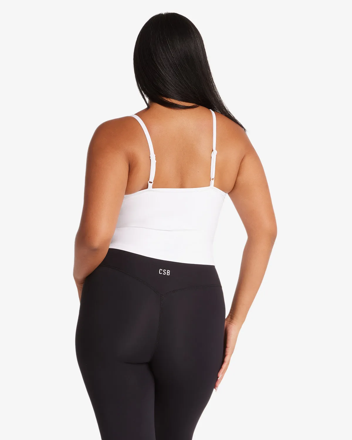 Form Cami Tank | White sold by Crop Shop Boutique product image thumbnail 4