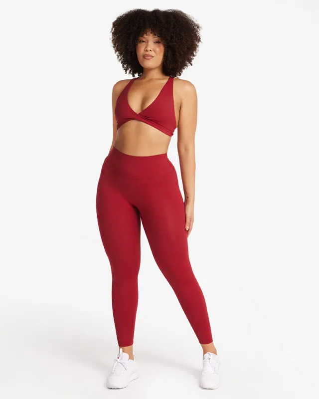 Freedom Scrunch Leggings | Cherry sold by Crop Shop Boutique