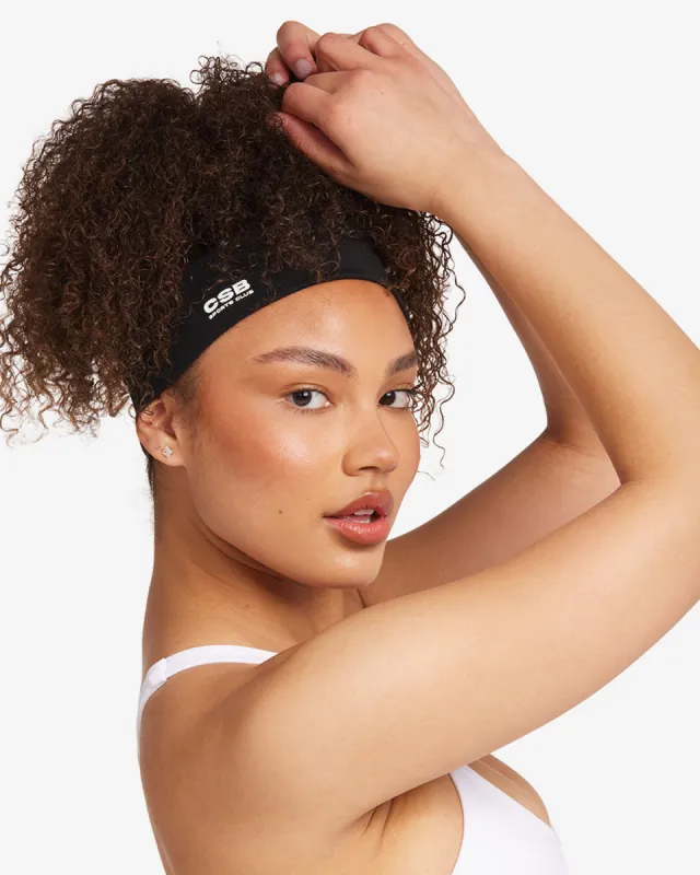 CSB Fade Headband | Black made by Crop Shop Boutique