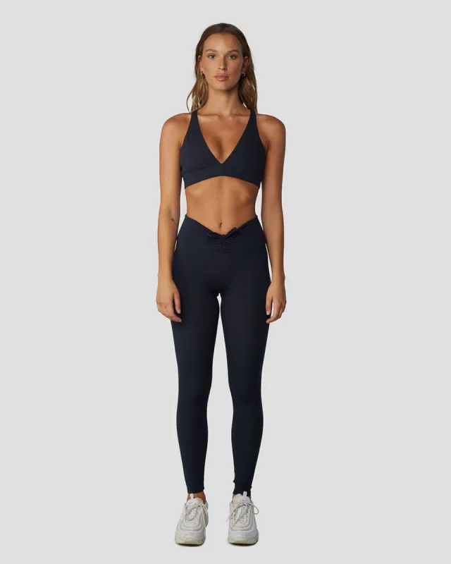 Serenity Drawstring Leggings | Midnight sold by Crop Shop Boutique