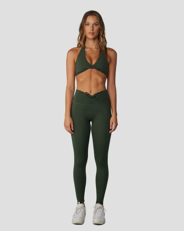 Serenity Drawstring Scrunch Leggings | Hinterland sold by Crop Shop Boutique