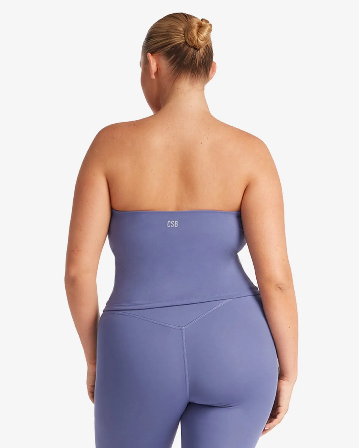 Serenity Longline Bandeau | Steel sold by Crop Shop Boutique product image thumbnail 4