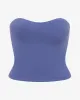 Serenity Longline Bandeau | Steel sold by Crop Shop Boutique