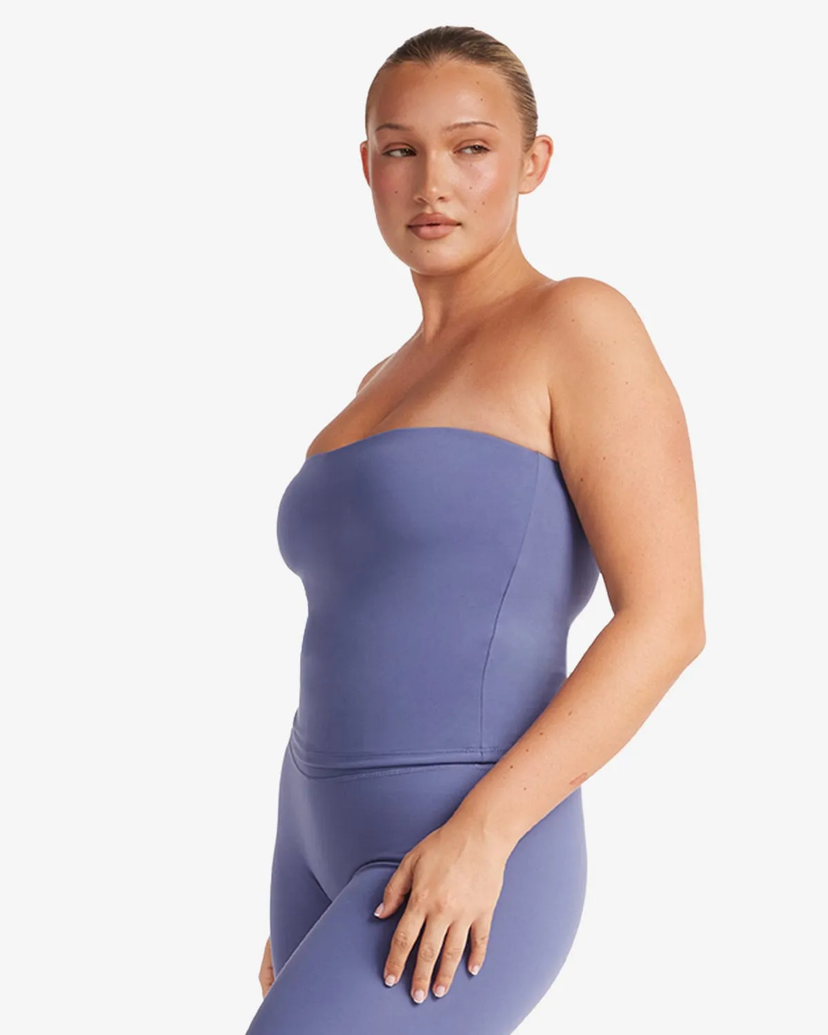 Serenity Longline Bandeau | Steel sold by Crop Shop Boutique product image thumbnail 3