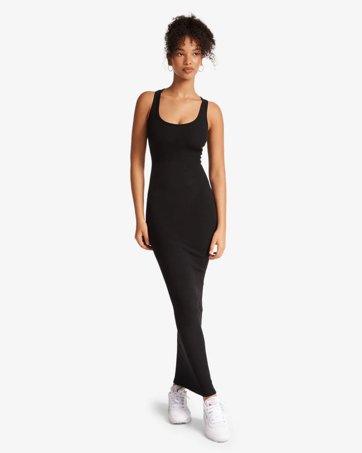 Racer Back Maxi Dress | Black sold by Crop Shop Boutique product image thumbnail 3