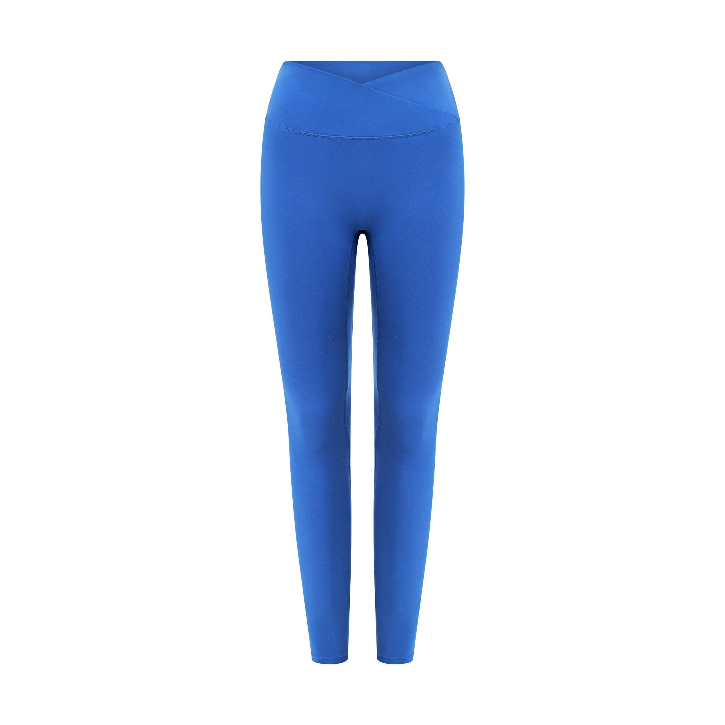 Serenity Scrunch Crossover Leggings | Royal sold by Crop Shop Boutique product image thumbnail 5