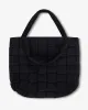 Puffer Tote Bag | Black sold by Crop Shop Boutique