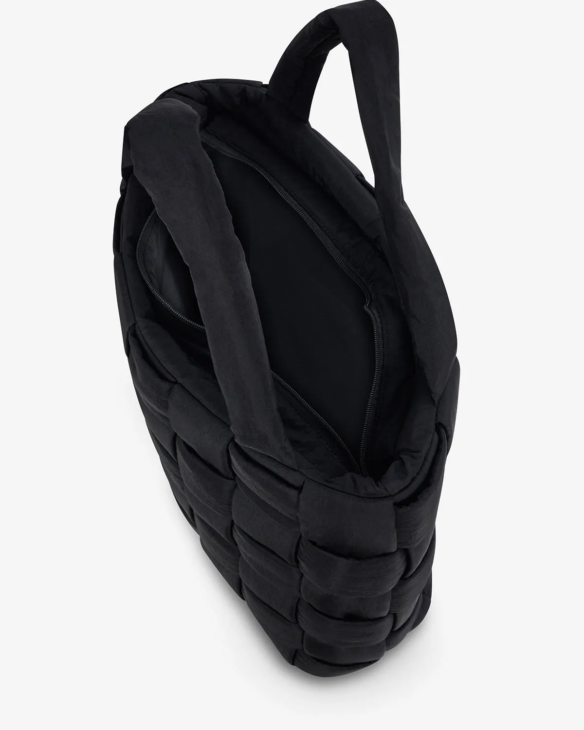 Puffer Tote Bag | Black sold by Crop Shop Boutique product image thumbnail 4