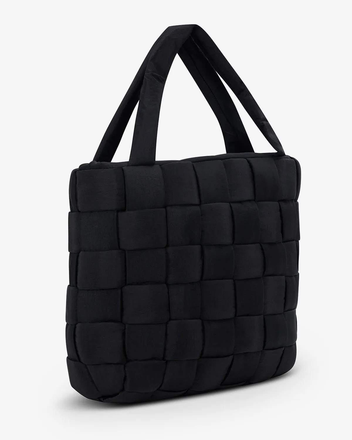 Puffer Tote Bag | Black sold by Crop Shop Boutique product image thumbnail 3