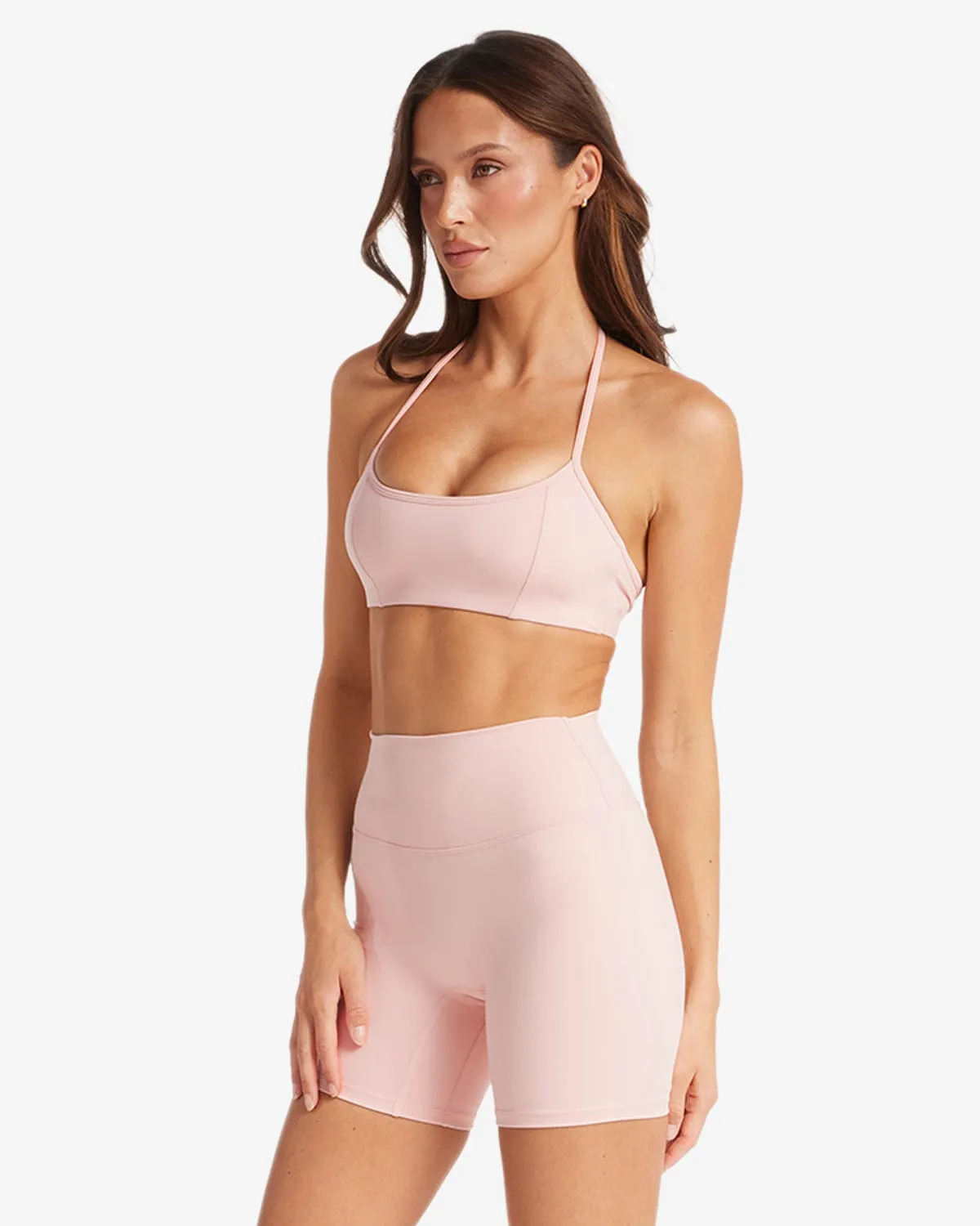 Serenity Contour Halter Crop | Blush sold by Crop Shop Boutique product image thumbnail 4