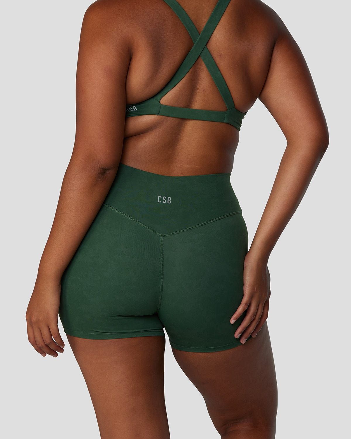 Fade Shorts 4" | Basil sold by Crop Shop Boutique product image thumbnail 5