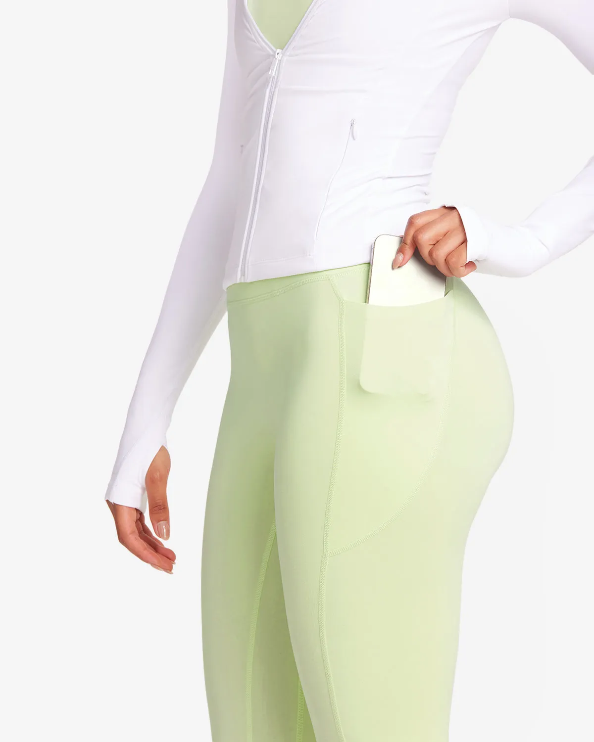 Activluxe Contour Pocket Leggings | Limelight sold by Crop Shop Boutique product image thumbnail 4