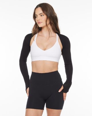 Bamboo Bolero | Black sold by Crop Shop Boutique