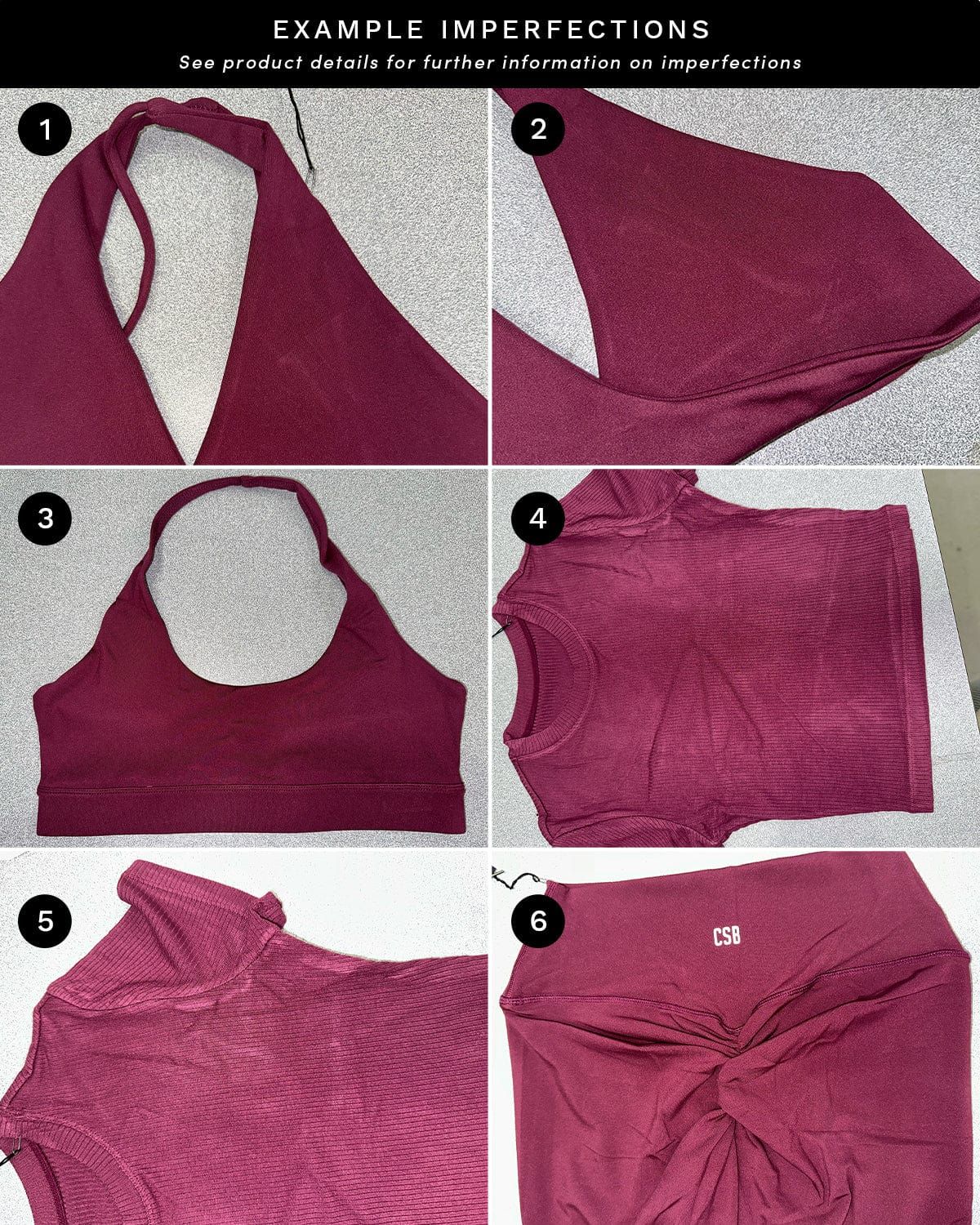 Imperfect - Serenity Sadie Crop | Sangria sold by Crop Shop Boutique product image thumbnail 4