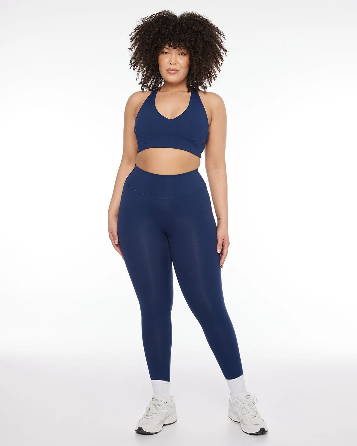 Activluxe Leggings | Navy sold by Crop Shop Boutique