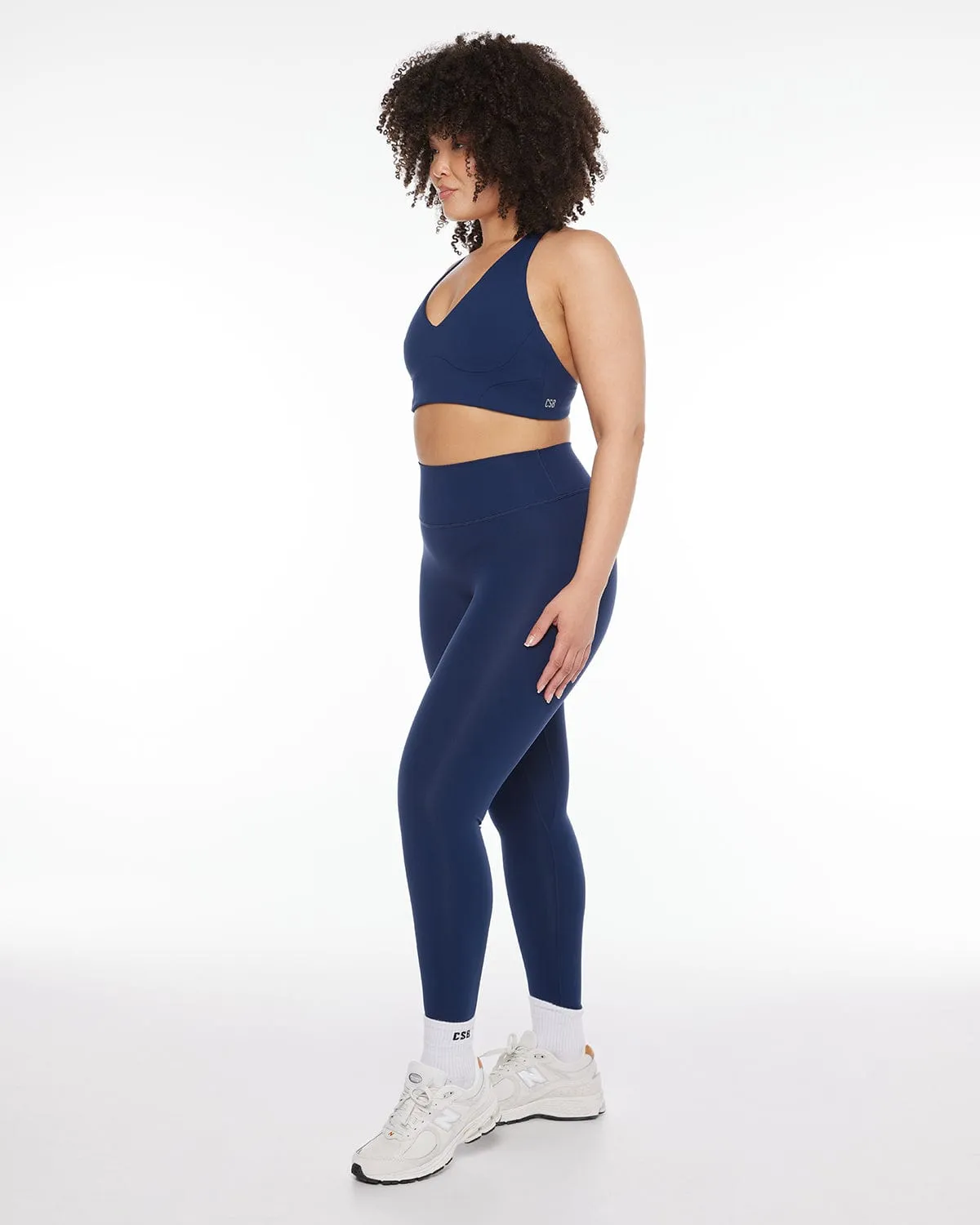 Activluxe Leggings | Navy sold by Crop Shop Boutique product image thumbnail 3