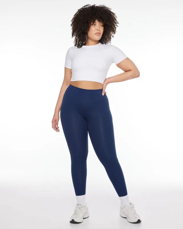 Activluxe Scrunch Leggings | Navy sold by Crop Shop Boutique