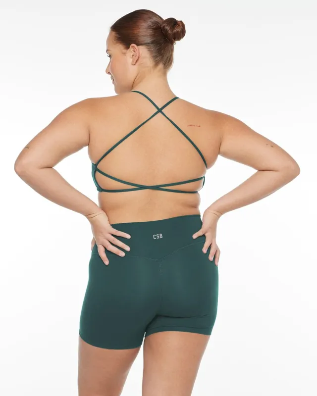 Serenity Lexi Crop | Forest Green sold by Crop Shop Boutique