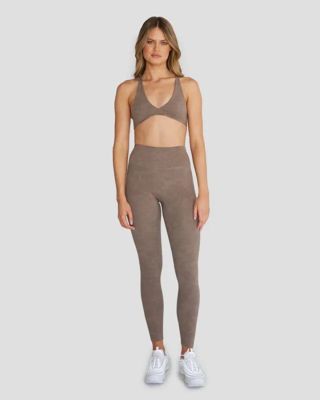 Fade Leggings | Mocha sold by Crop Shop Boutique