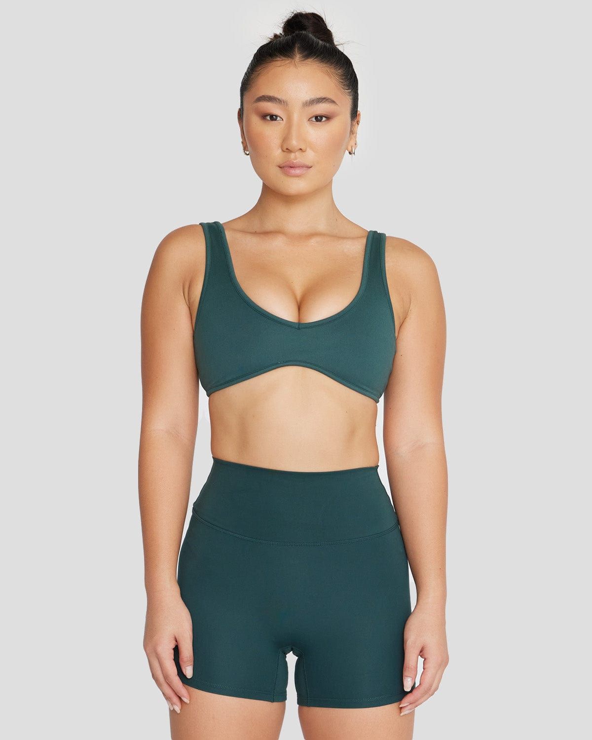 Serenity Isla Crop | Forest Green sold by Crop Shop Boutique