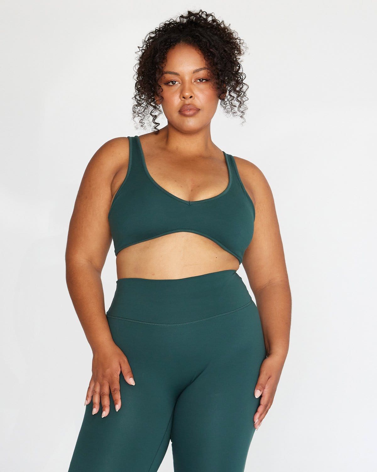 Serenity Isla Crop | Forest Green sold by Crop Shop Boutique product image thumbnail 5