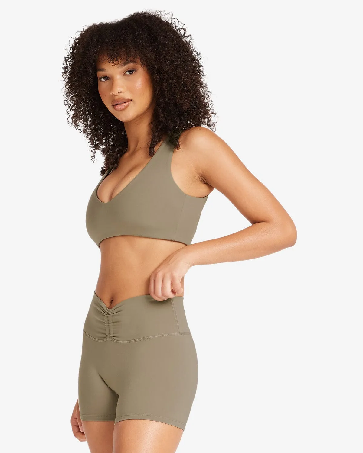 IM Serenity Open Back Crop | Vintage Khaki sold by Crop Shop Boutique product image thumbnail 3