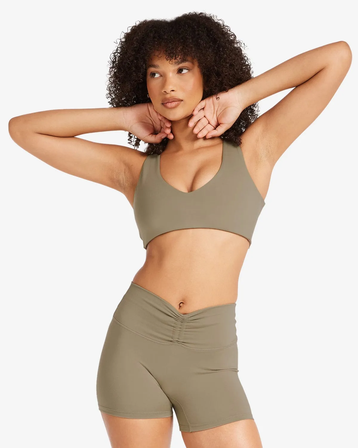 IM Serenity Open Back Crop | Vintage Khaki sold by Crop Shop Boutique product image thumbnail 2