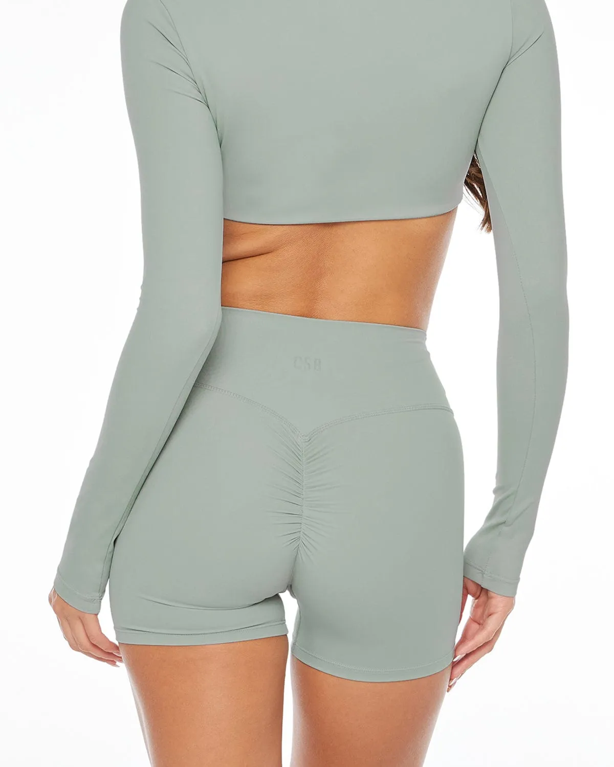 Freedom Scrunch Shorts 4" | Mineral sold by Crop Shop Boutique product image thumbnail 2