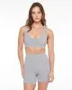 Activluxe Aly Crop | Cool Grey sold by Crop Shop Boutique