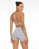 Activluxe Aly Crop | Cool Grey sold by Crop Shop Boutique